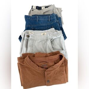 Bundle men’s Redhead work casual clothes shirt XXL, 2 pants 42/34, 1 pant 44/34